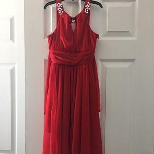 Red Kid dress